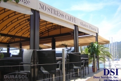 Side View of Tent Awning