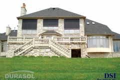 Outdoor Window Awnings on House