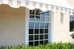 Striped Window Awning