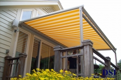 Yellow Striped Awning