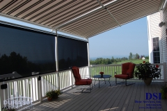 Screened in Backyard Awning
