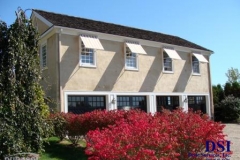 4 Window Awnings on Home