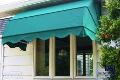 Green Window Awning