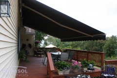Side View of Deck Awning
