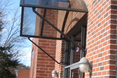 Side View of Door Awning