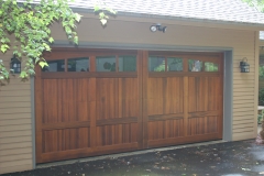 Large Wooden Garage Door