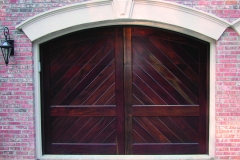 Mahogany Bishop Garage Door