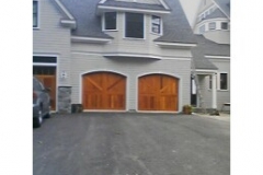 2 Tan Garage Doors