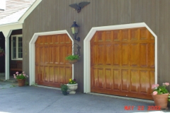 2 Wooden Garage Doors