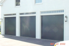 3 Green Garage Doors