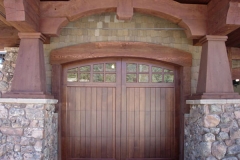 1 Wooden Garage Door